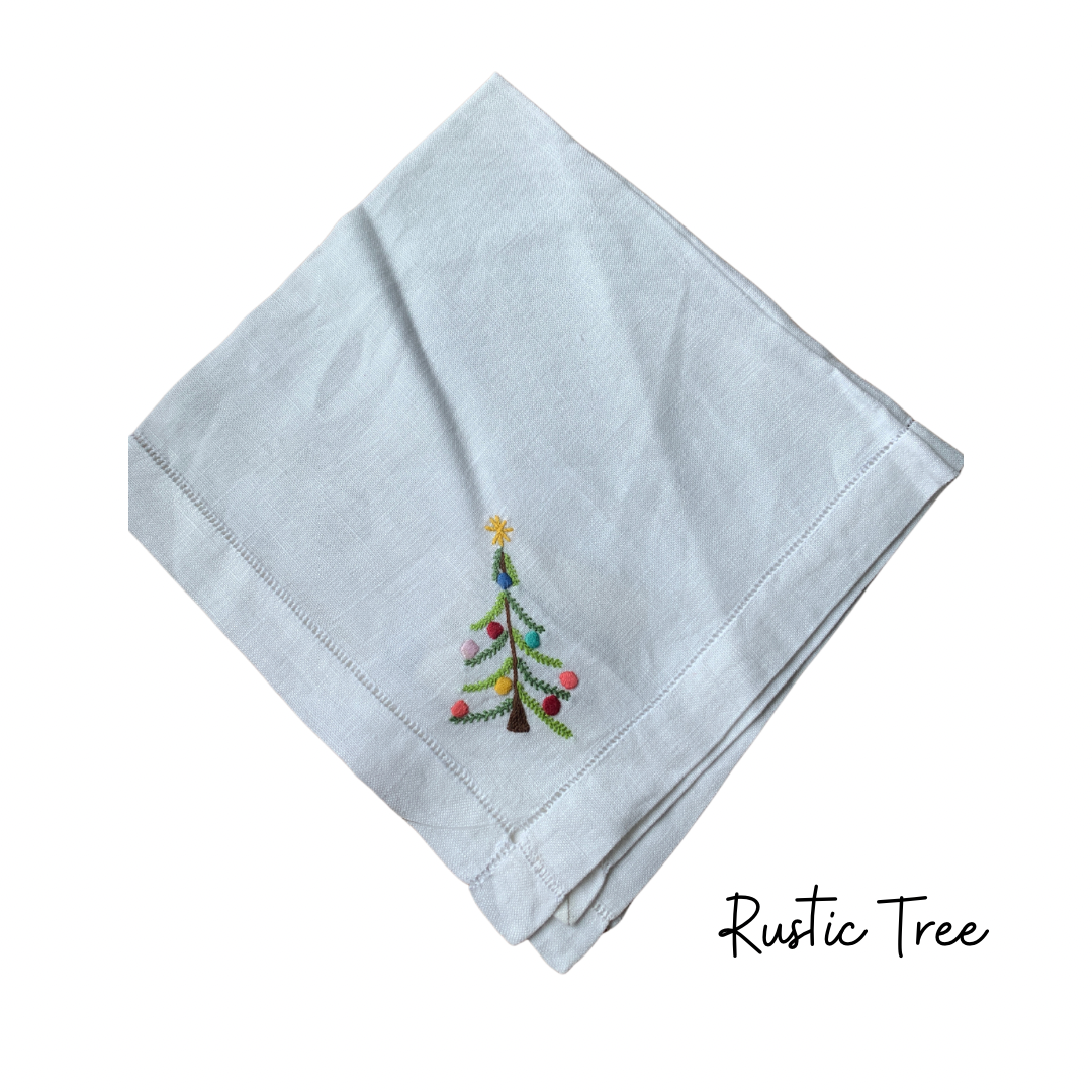 Christmas Dinner Napkins - Set of 4