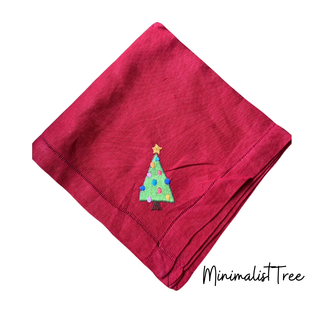 Christmas Dinner Napkins - Set of 4