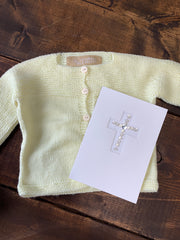 Baptism/Cross Hand-Embroidered Greeting Cards