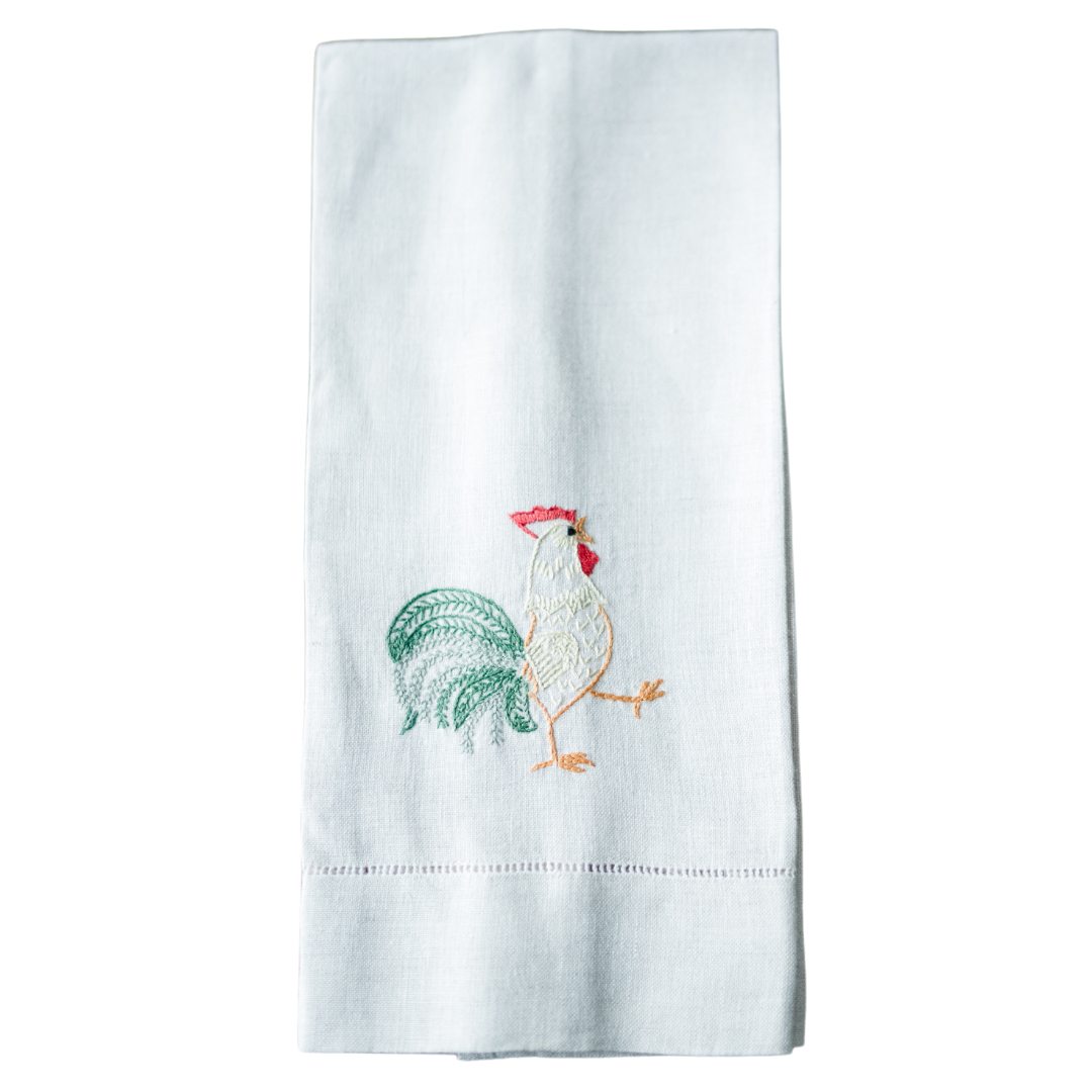 Rooster Tea Towel