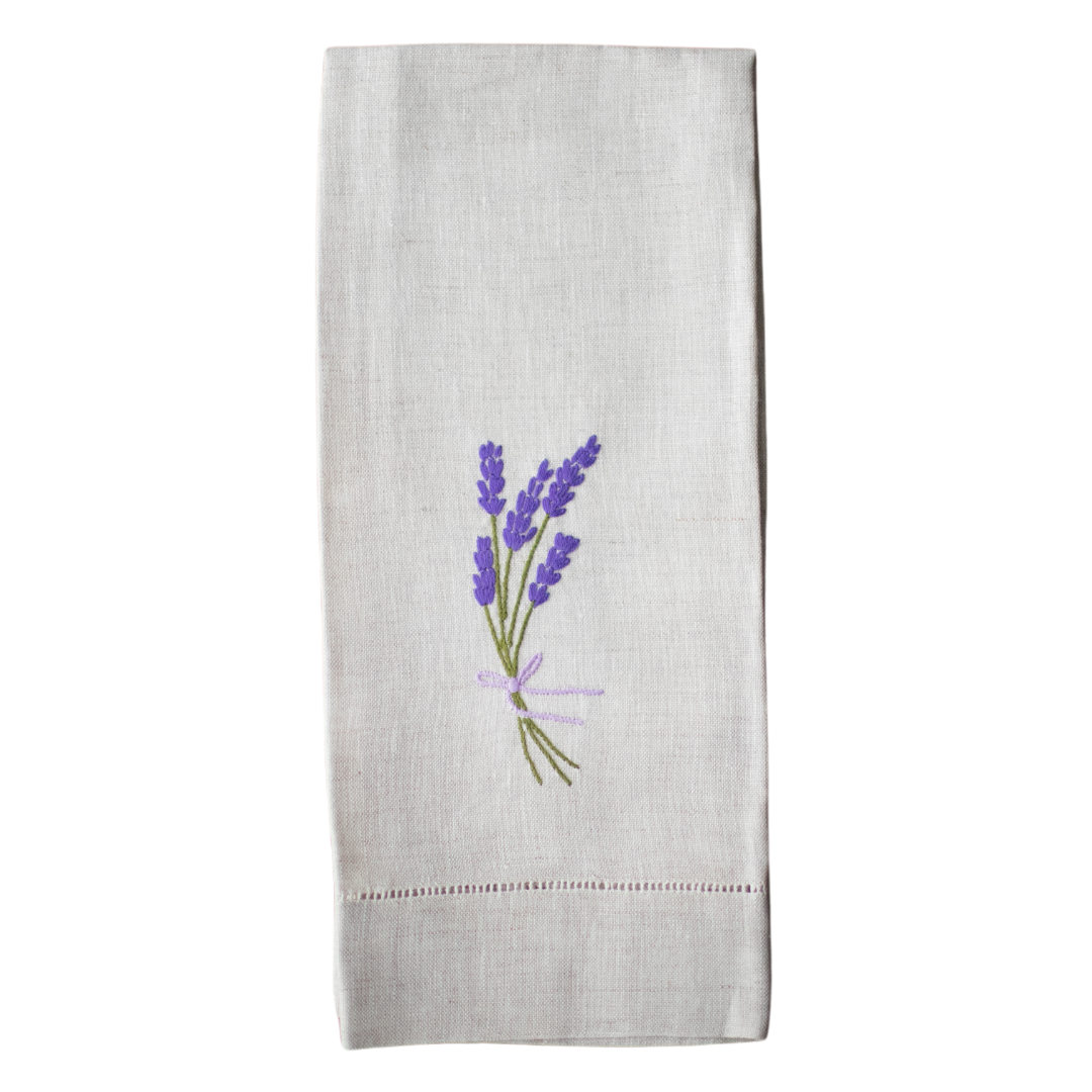 Lavender Sprig Tea Towel