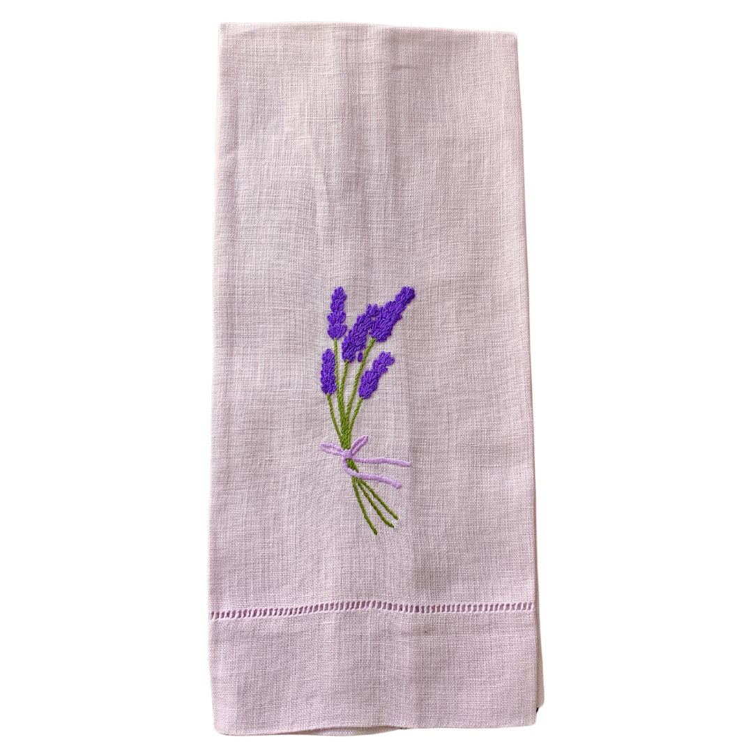Lavender Sprig Tea Towel