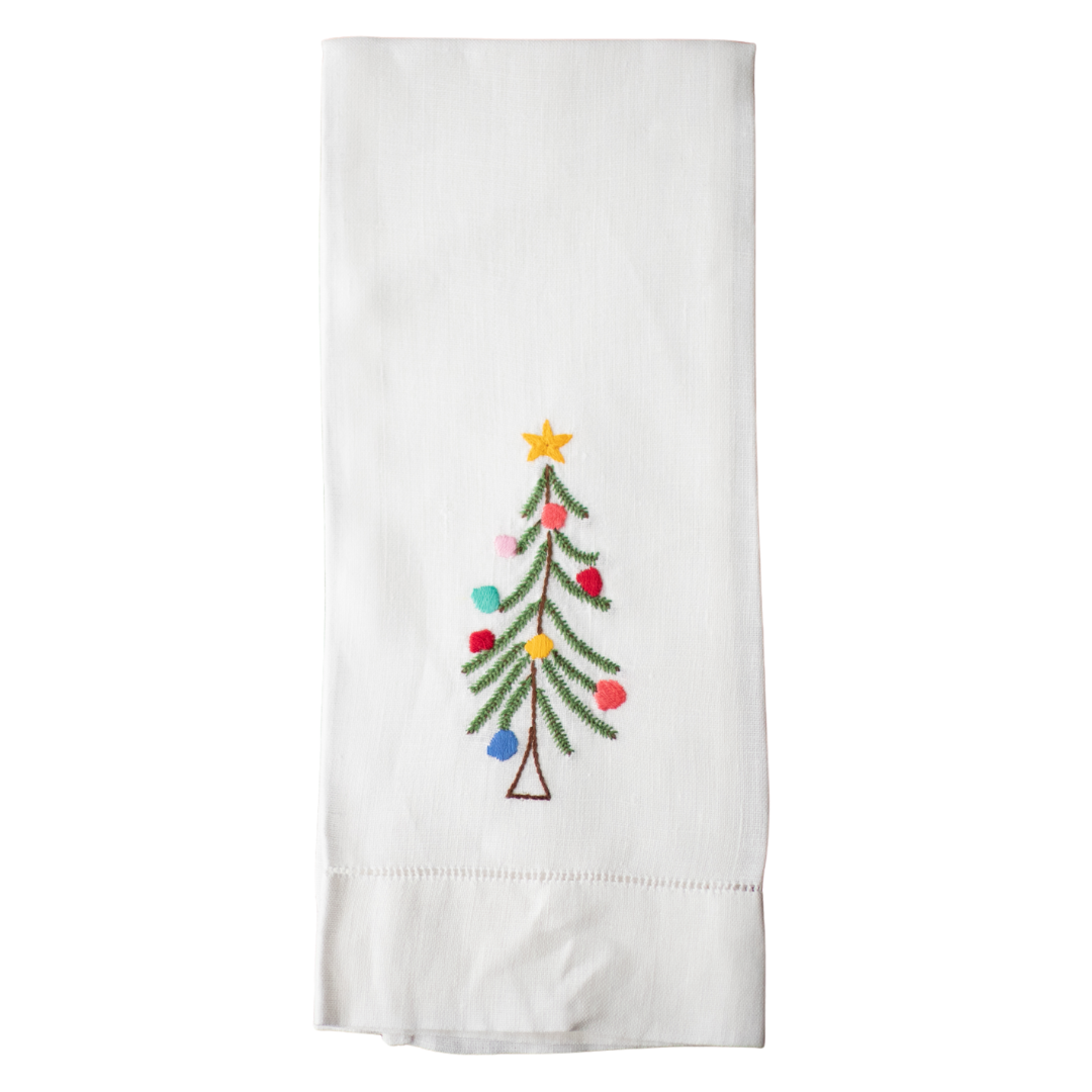 Rustic Christmas Tree Tea Towels