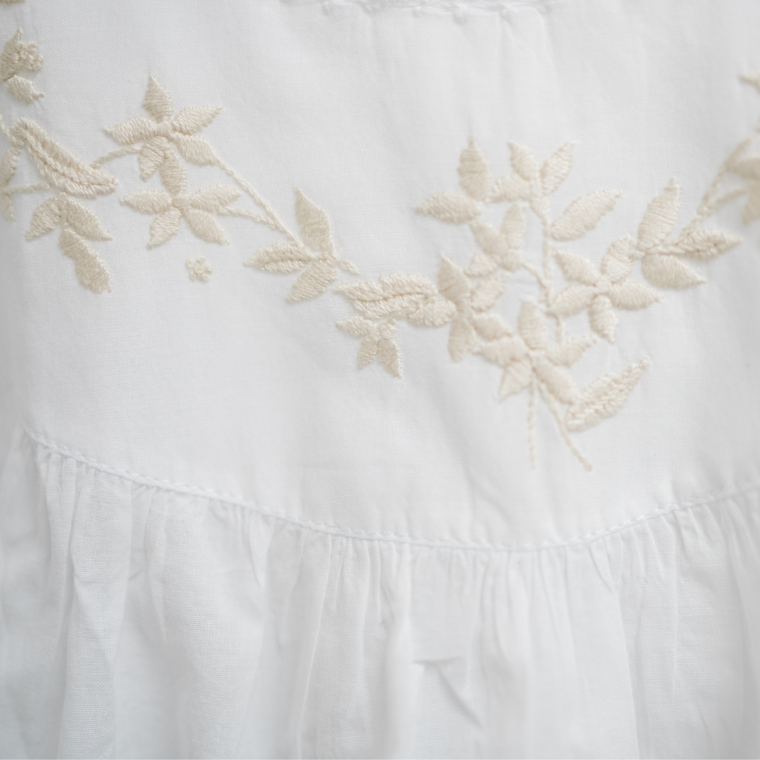 The Sarah Garland Nightgown - Ecru