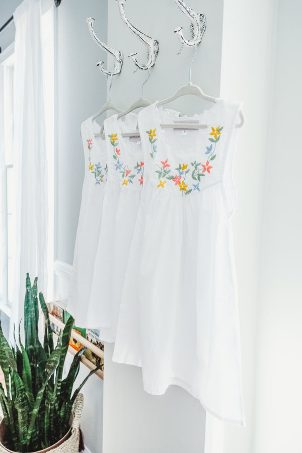 Little Girl Dress - Mixed Garland