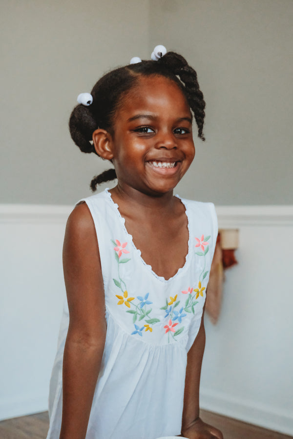 Little Girl Dress - Mixed Garland