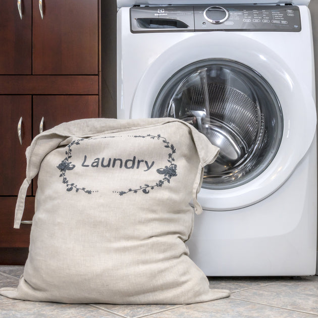 Linen Laundry Bag – Maison d'Haiti