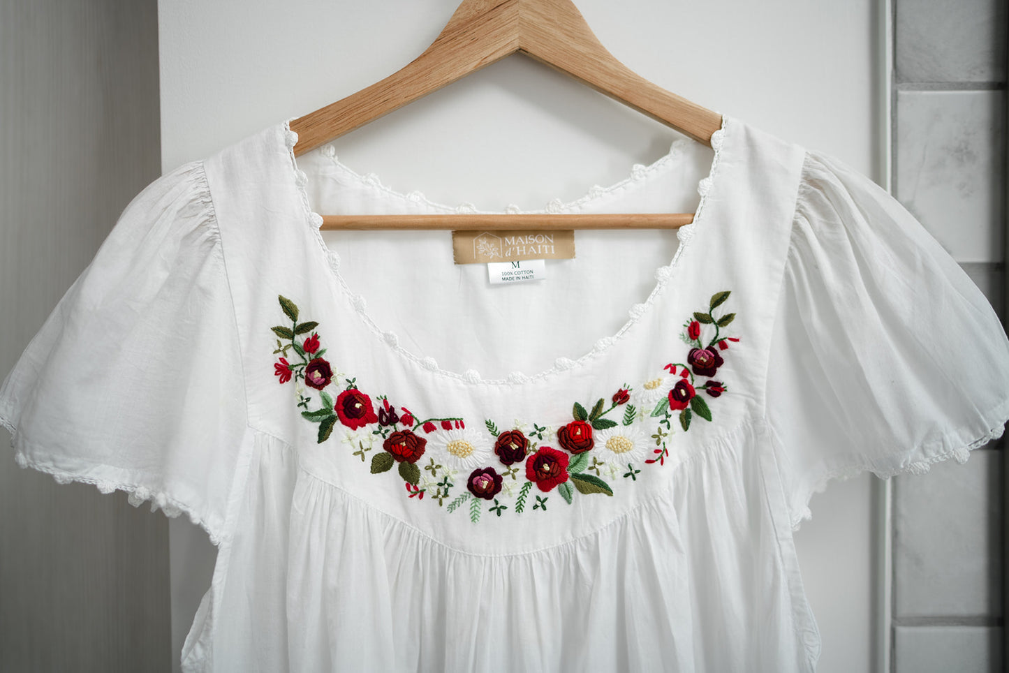 NEW! Cap Sleeve Nightgown - Red Rosebud