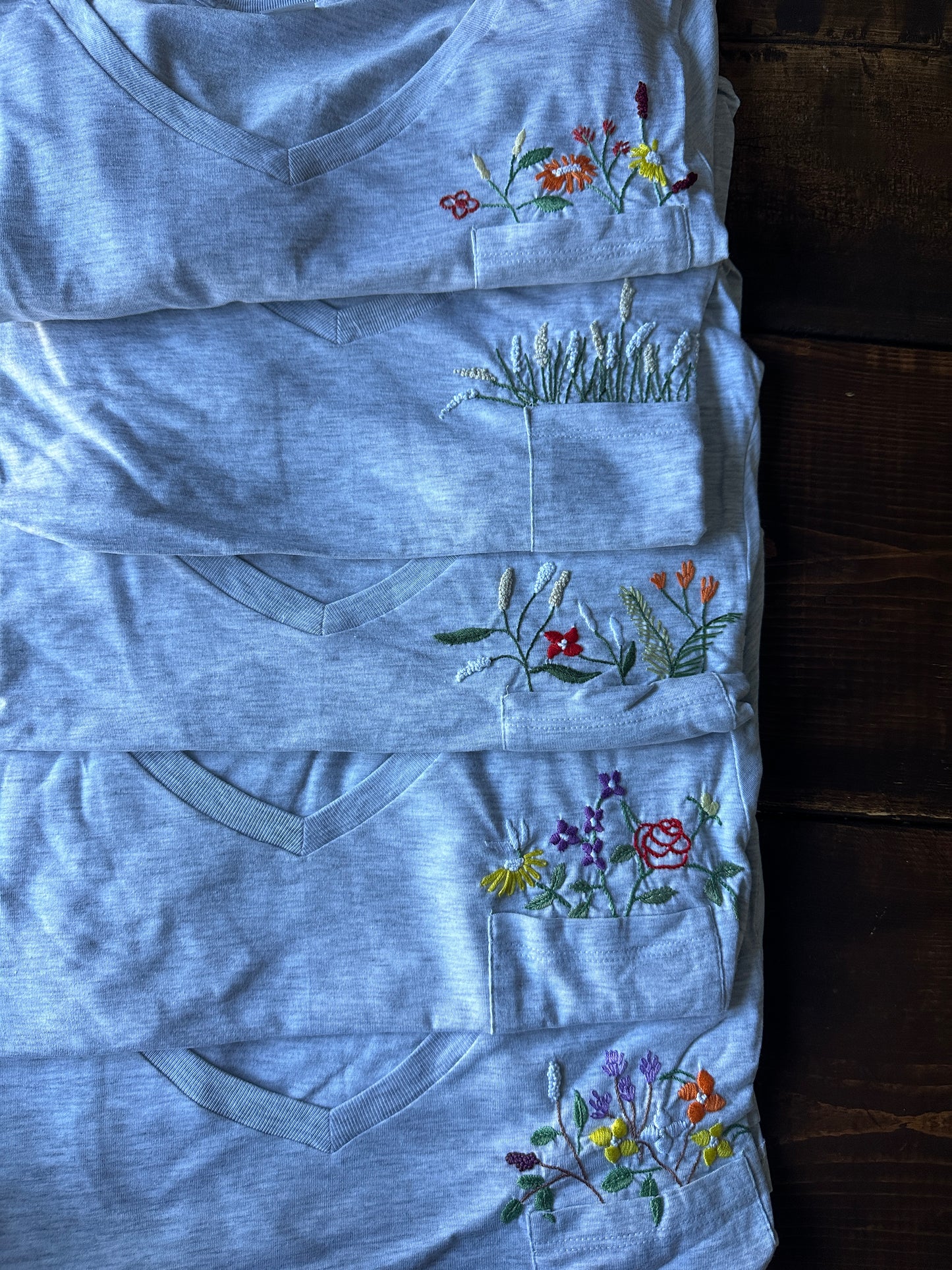 One of a Kind Floral T-Shirts