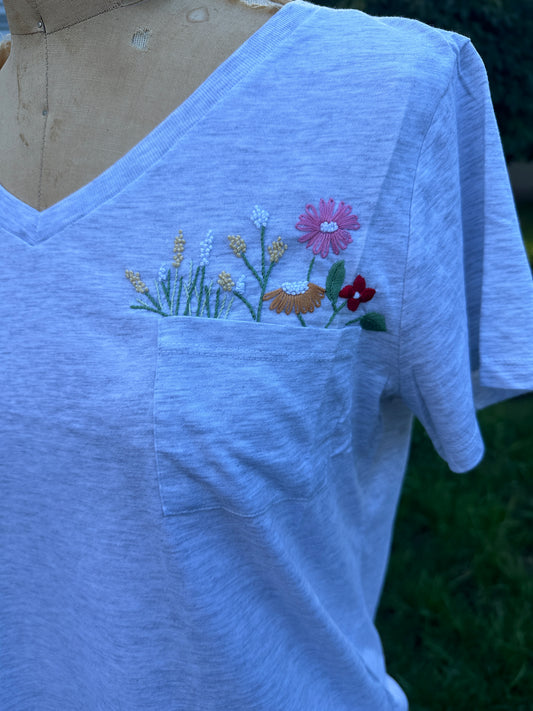 One of a Kind Floral T-Shirts