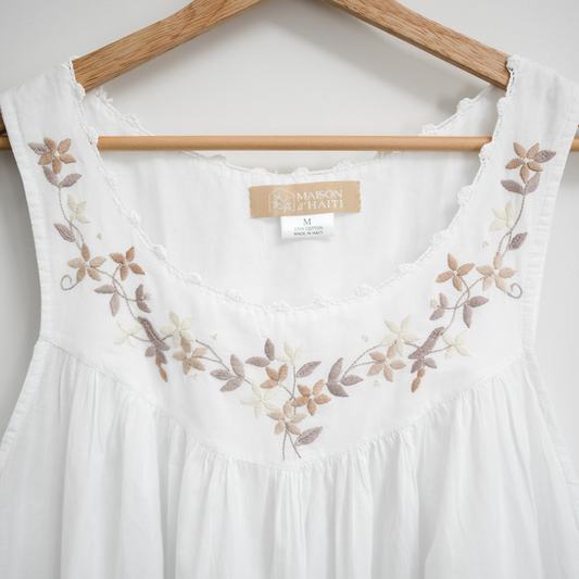 NEW! The Sarah Garland Nightgown - Taupe