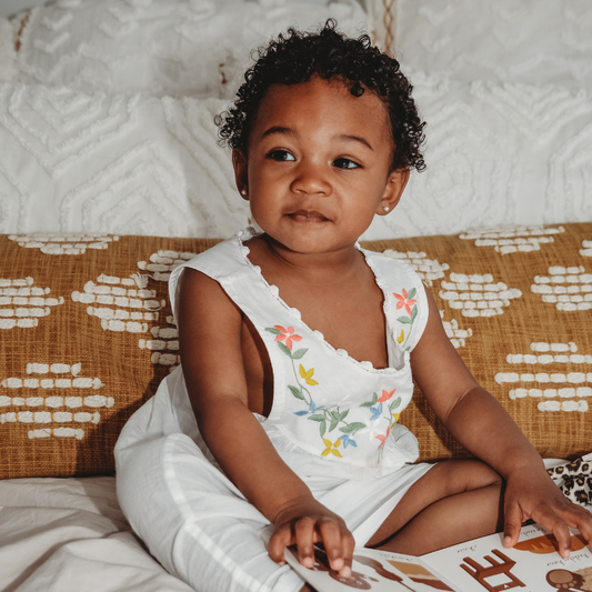 Little Girl Dress - Mixed Garland