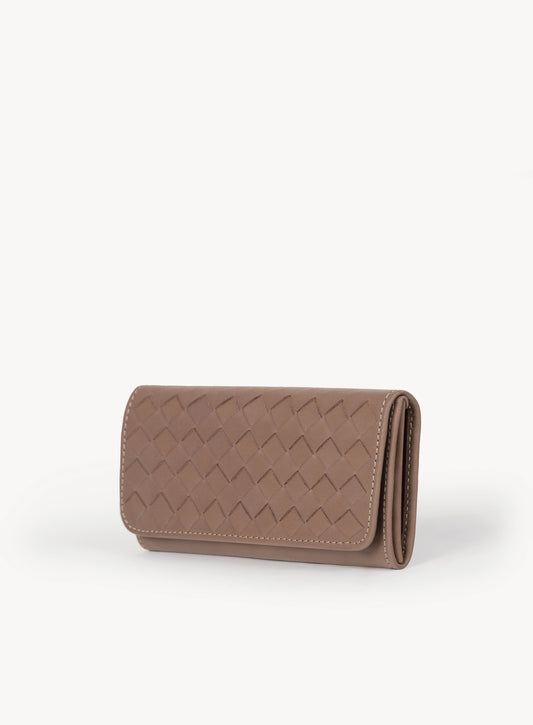 Trifold Wallet - Taupe