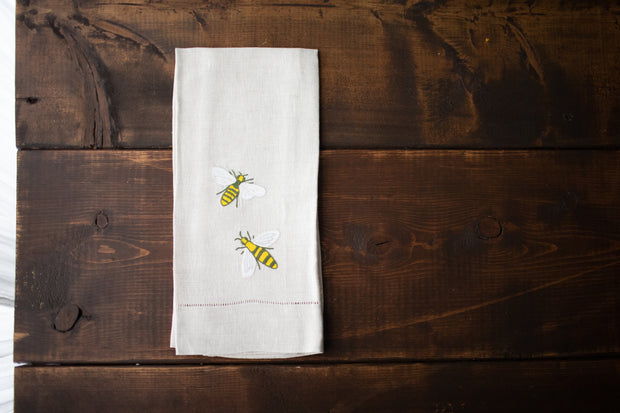Honey Bee Tea Towel