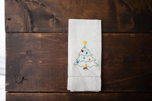 Tea Towels - Traditional Christmas Tree