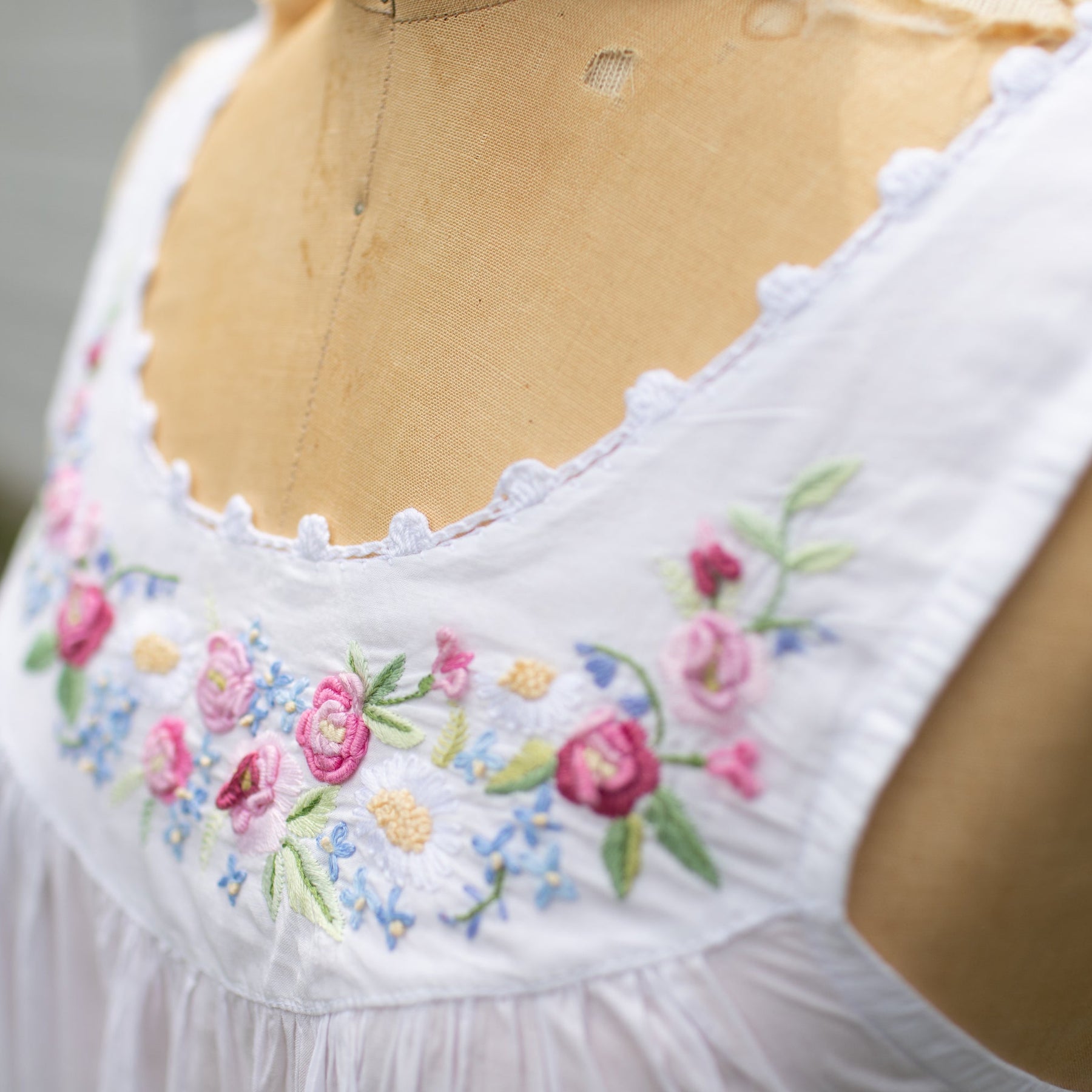 Rosebud Brushed Cotton Waltz Nightgown