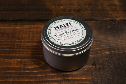 Haiti Projects Vetiver & Juniper Candle